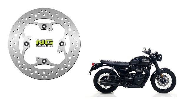 Disco de Freio Traseiro NG Brake Disc Triumph Bonneville T100 865 / 900