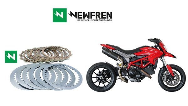 Kit Embreagem (Discos e Separadores) Newfren Ducati Hypermotard 796