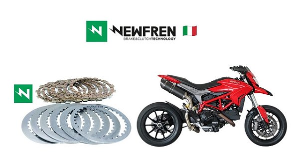 Kit Embreagem (Discos e Separadores) Newfren Ducati Hypermotard 796