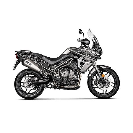 Ponteira Akrapovic titânio - Triumph Tiger 800 XC/XR/XRx/XCx ( 18~)