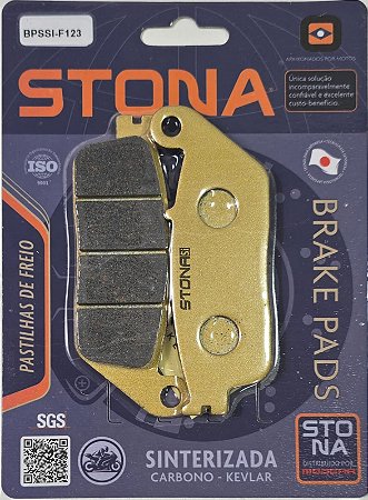 Pastilha de Freio Dianteira Stona Sinterizada F123