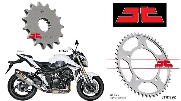 Coroa e Pinhão JT Sprockets Suzuki GSR 750