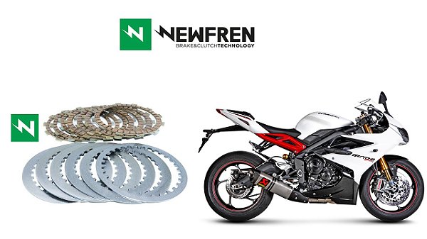 Kit Embreagem (Discos e Separadores) Newfren Triumph Daytona 675 R (12-18)