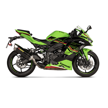 Ponteira Akrapovic Carbono - Kawasaki Ninja 400 ZX-4R (23~)