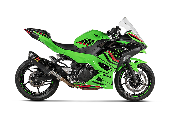 Ponteira Akrapovic carbono  - Kawasaki Ninja 500 / Z500