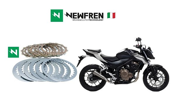 Kit Embreagem (Discos e Separadores) Newfren Honda CB 500F