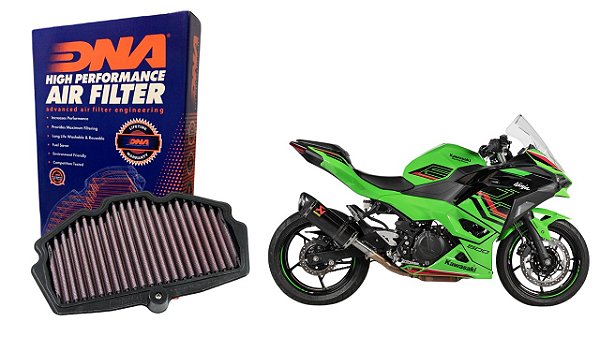 Filtro de ar esportivo DNA Kawasaki Ninja 500