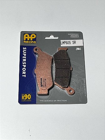 Pastilha de freio traseira AP Racing sinterizada HH LMP 605 SR