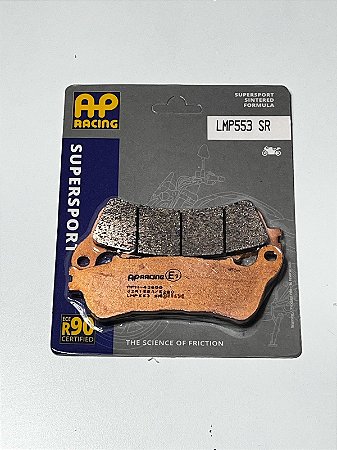 Pastilha de freio traseira AP Racing sinterizada LMP 553 SR