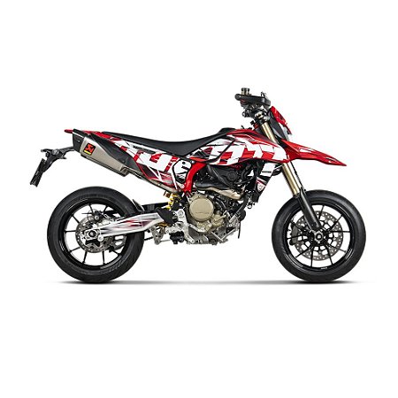 Ponteira titãnio dupla Akrapovic - Hypermotard 698 25~