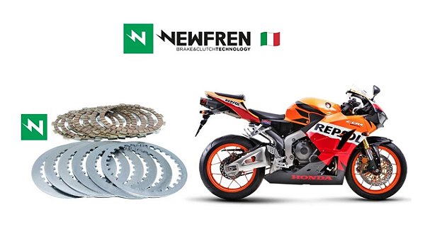 Kit Embreagem (Discos e Separadores) Newfren Honda CBR 600 RR