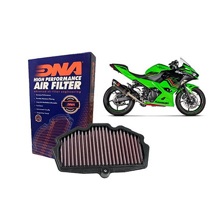 Filtro de ar esportivo DNA Kawasaki Ninja 400 - Ninja 500