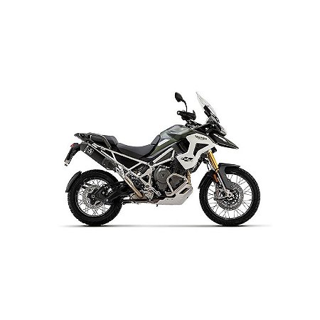 Ponteira ARROW de alumínio Veloce "Dark" para Tiger 1200 (22~)