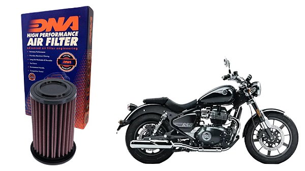 Filtro de ar esportivo DNA Royal Enfield Super Meteor 650