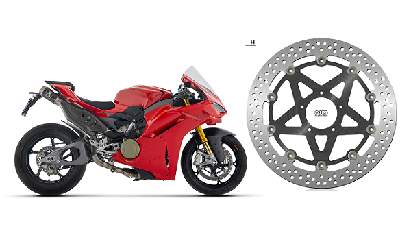 Disco de Freio de aço dianteiro  NG Brake Disc Ducati  Panigale V4 / S
