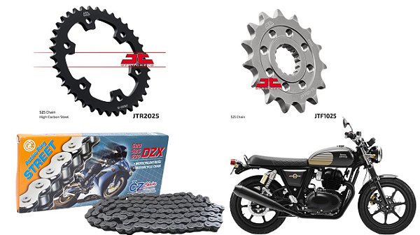 Kit transmissão Royal Enfield Interceptor 650