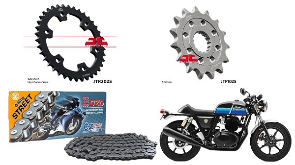 Kit transmissão Royal Enfield Continental 650