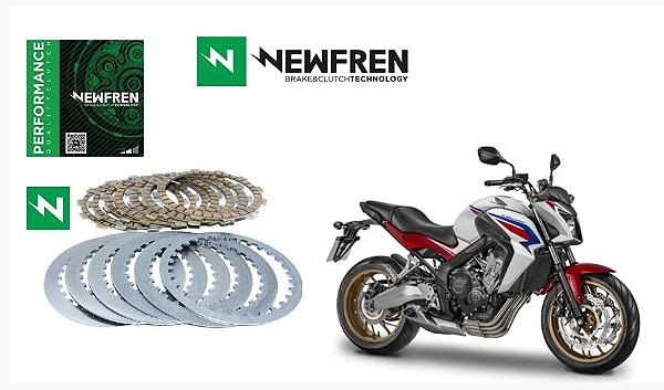Kit de Discos de Embreagem Newfren Honda CB 650F(14-19)