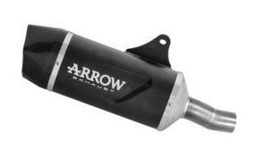 Ponteira Arrow Indy race Evo Aluminio preto - CF Moto Ibex 450 26~