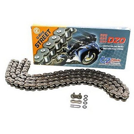 Corrente CZ Chains 520 X 120 DZO Bronze com retentor em "O"