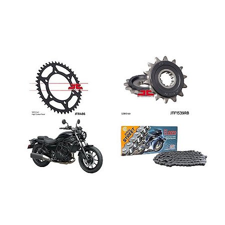 Kit transmissão Kawasaki ELIMINATOR 500 24~