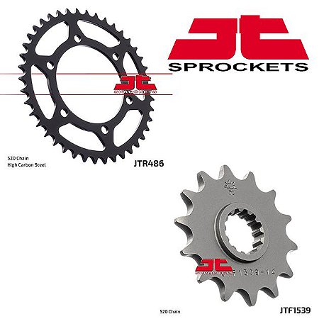 Coroa e Pinhão JT Sprockets Kawasaki Ninja 400 / Z400 (18- )