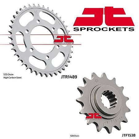 Coroa e Pinhão  JT Sprockets Kawasaki Ninja Z1000 (2003-14) Z900 RS (2018-21)