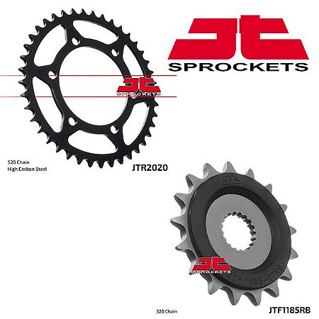 Coroa e Pinhão JT Sprockets Triumph Bonneville T100 / 900 Street Twin / Street Cup / Street Scrambler