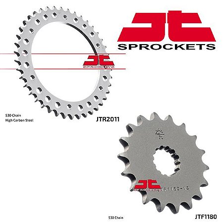 Coroa e Pinhão JT Sprockets Triumph 1050 Speed Triple (2012-15) / R (2012-16)