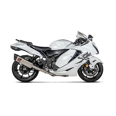 Escapamento full Akrapovic ponteira titânio Suzuki Hayabusa 1300