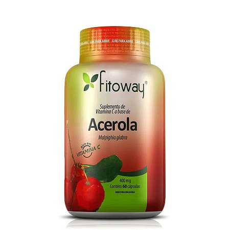 Acerola Fitoway 400mg - 60 Cápsulas