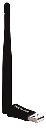 Adaptador Multilaser Wireless 150 Mbps High Power c/ Antena