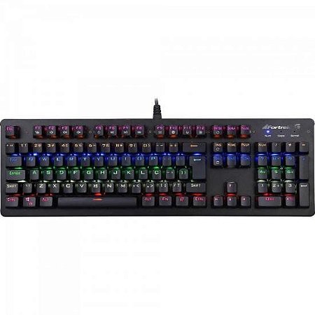Teclado Gamer Mecânico K5 RGB Preto FORTREK