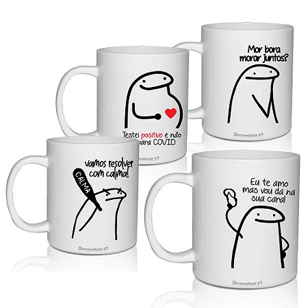 2 Caneca Personalizada - Flork Namorados