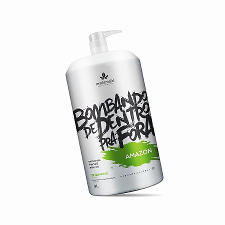 SHAMPOO LAVATÓRIO AMAZON MADAMELIS 3 LITROS - www.madamelisloja.com.br