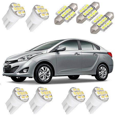 Kit De Lâmpadas De LED Para Hyundai HB20