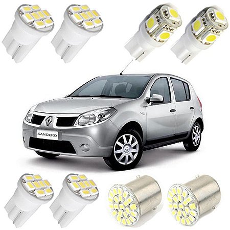 Kit De Lâmpadas De LED Para Renault Sandero