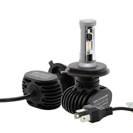 Lâmpada Ultra LED CSP H1 H3 H4 H7 H11 H27 HB3 HB4 6500K 8000lm 12V Efeito Xênon