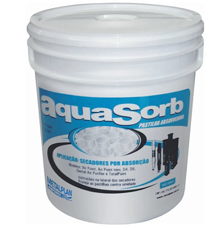 Pastilhas Absorvedoras para Secador - 3Kg - METALPLAN-AQUASORB