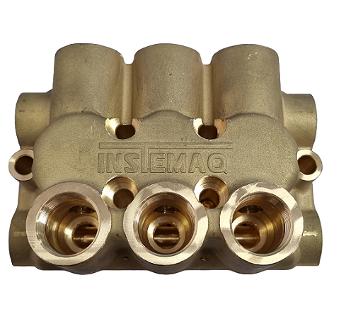 Cabeçote Latão Lavadora de Alta Pressão HD 12/15 MAX PISTÃO 18MM INTQ
