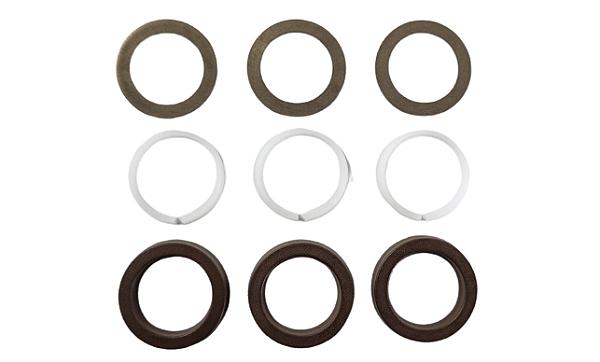 Jogo Vedação 20mm Baixa Pressão Lavadora Compatível HD/HDS-12/15 Pistão 20mm  Karcher