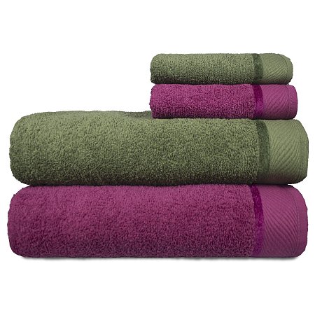 Jogo Banhão Glamour 4 peças - Gramatura 400g - 100% Algodão
