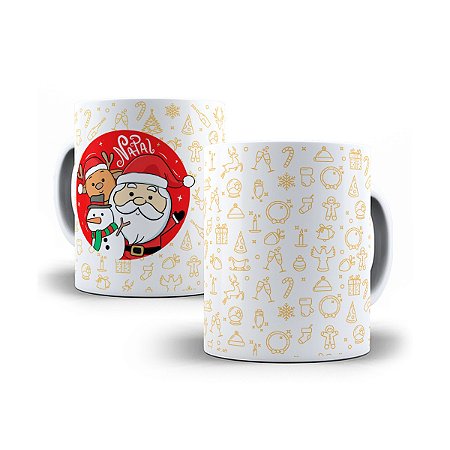 Caneca de cerâmica 325ml - Natal