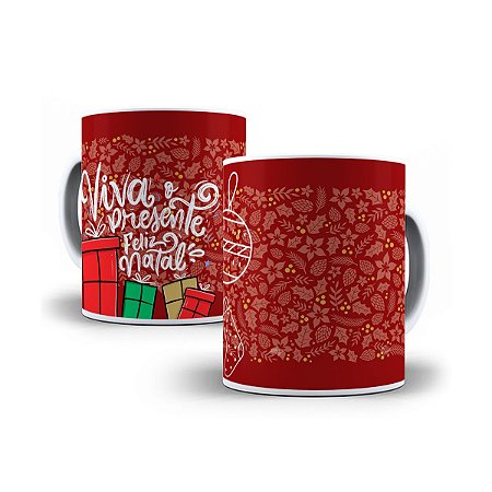 Caneca de cerâmica 325ml - Viva o presente