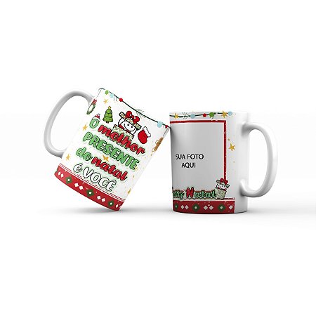 Caneca de cerâmica 325ml - Florks Melhor presente