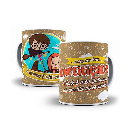Caneca de cerâmica 325ml - Namorados Harry Potter
