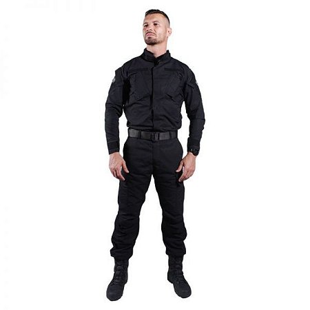 roupa tatica preta feminina