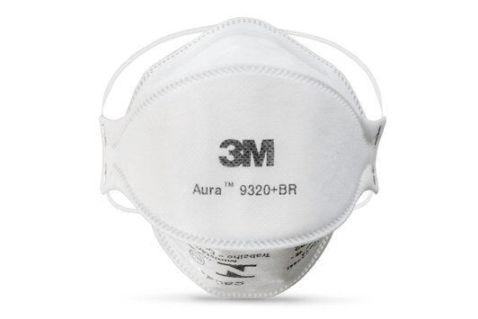 Máscara de Proteção respiratória PFF2 9320BR 3M Kit com 10 unidades