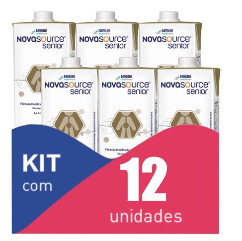 Novasource Senior 1L - Kit com 12 unidades