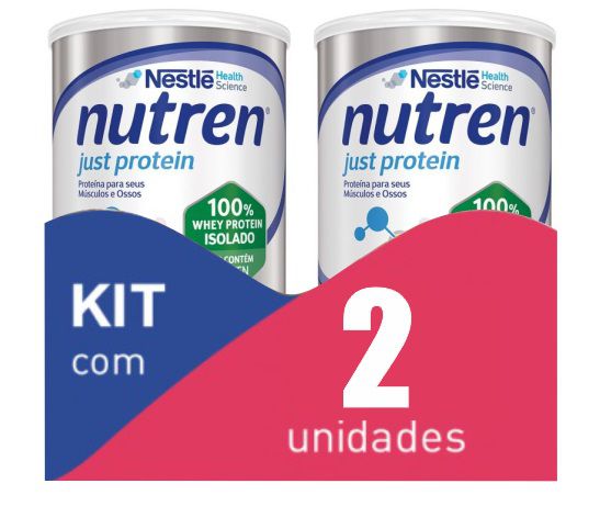 Nutren Just Protein 280g - Kit com 2 latas